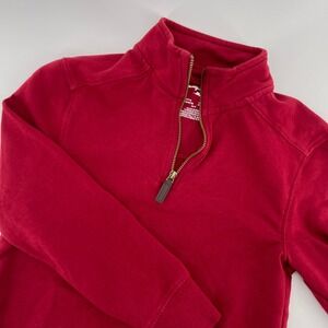 Tommy Bahama Pullover‎ Sweatshirt Quarter Zip Red Casual Top Kids Size M